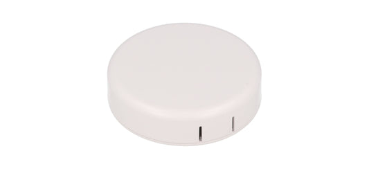 Hammond 1551SNAP13WH White Round Plastic Snap-Fit Enclosure 80mm