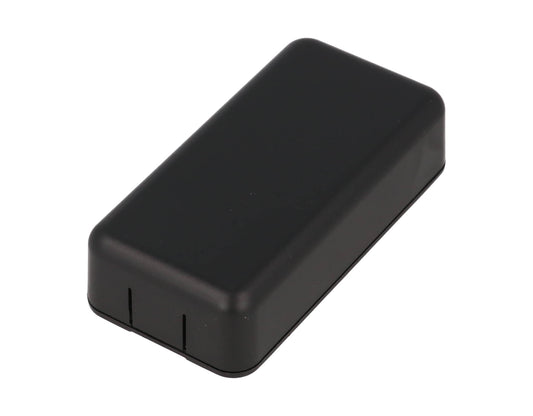 Hammond 1551SNAP2BK Black Plastic Snap-Fit Enclosure 40mm x 80mm