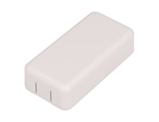 Hammond 1551SNAP2WH White Plastic Snap-Fit Enclosure 40mm x 80mm