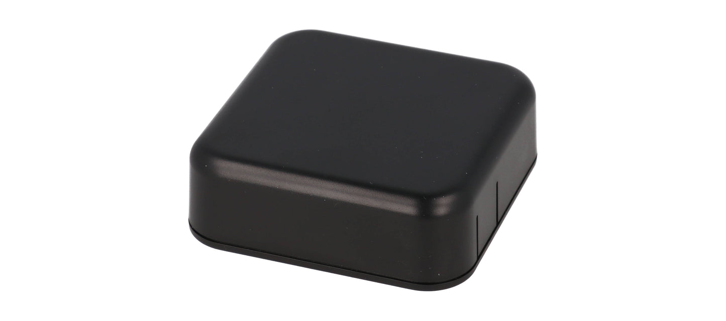 Hammond 1551SNAP3BK Black Plastic Snap-Fit Enclosure 60mm x 60mm