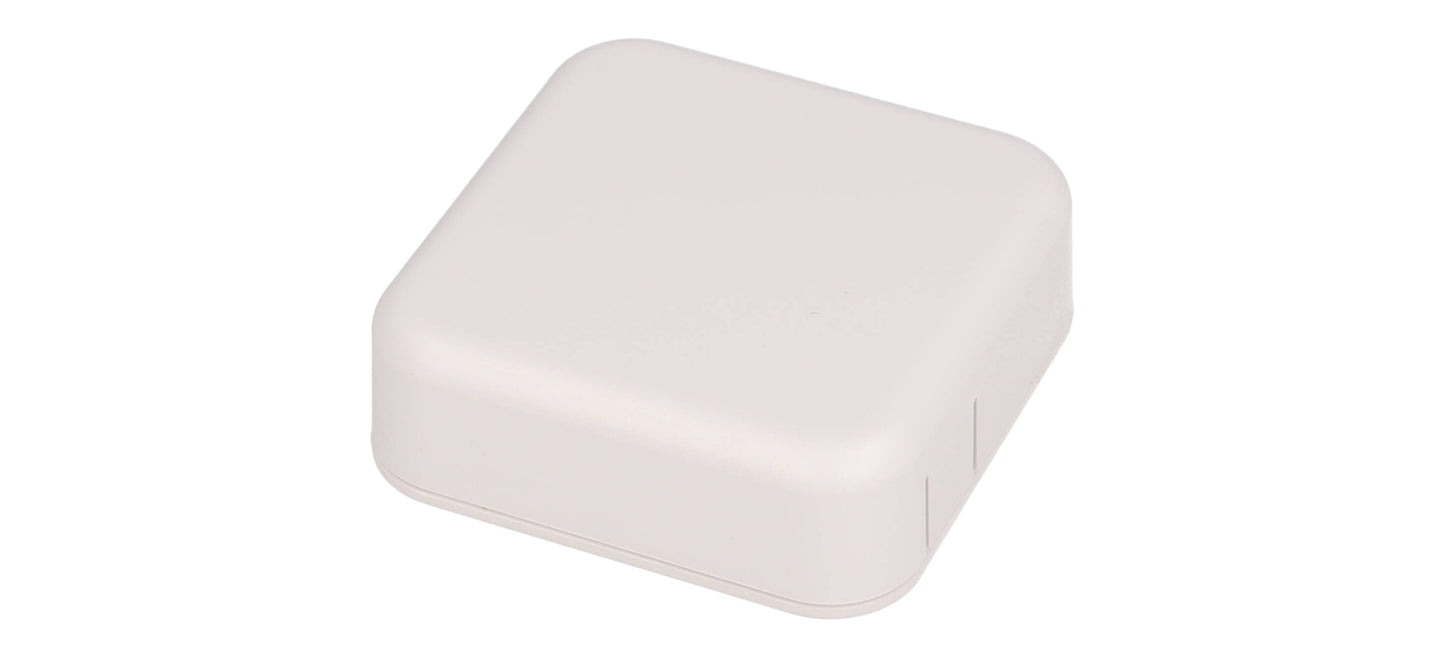 Hammond 1551SNAP3WH White Plastic Snap-Fit Enclosure 60mm x 60mm