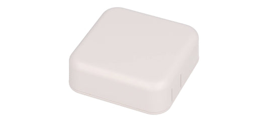 Hammond 1551SNAP3WH White Plastic Snap-Fit Enclosure 60mm x 60mm