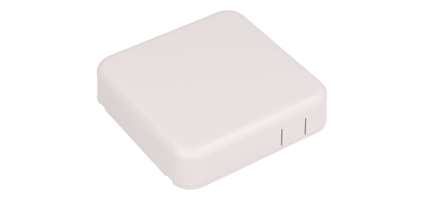 Hammond 1551SNAP4WH White Plastic Snap-Fit Enclosure 80mm x 80mm