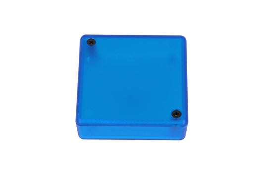 Hammond 1551TTBU Translucent Blue Plastic Enclosure 60mm x 60mm x 20mm