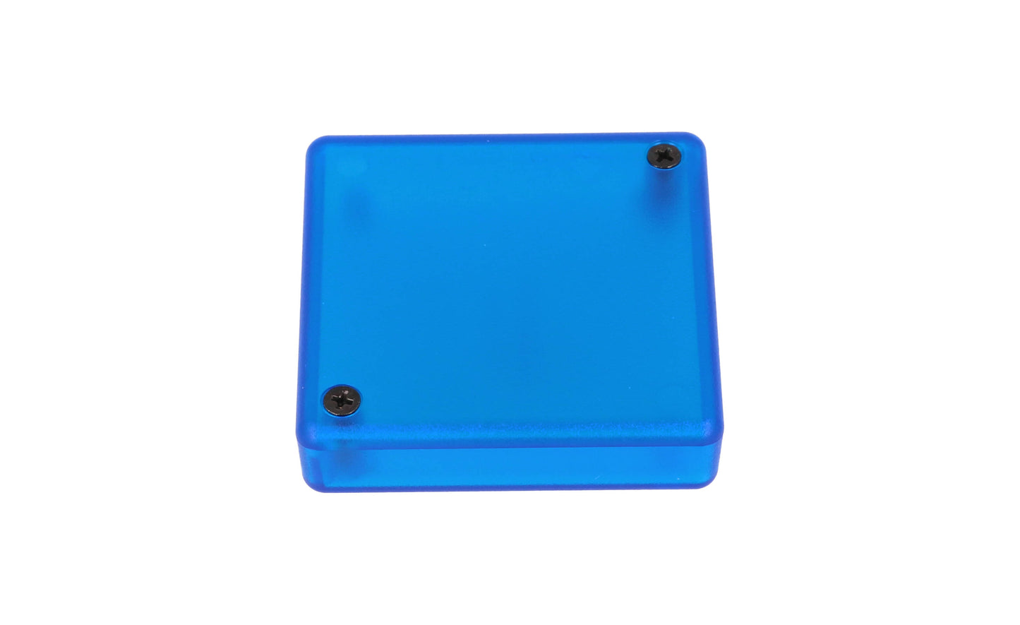 Hammond 1551TTTBU Translucent Blue Plastic Enclosure 60mm x 60mm x 15mm