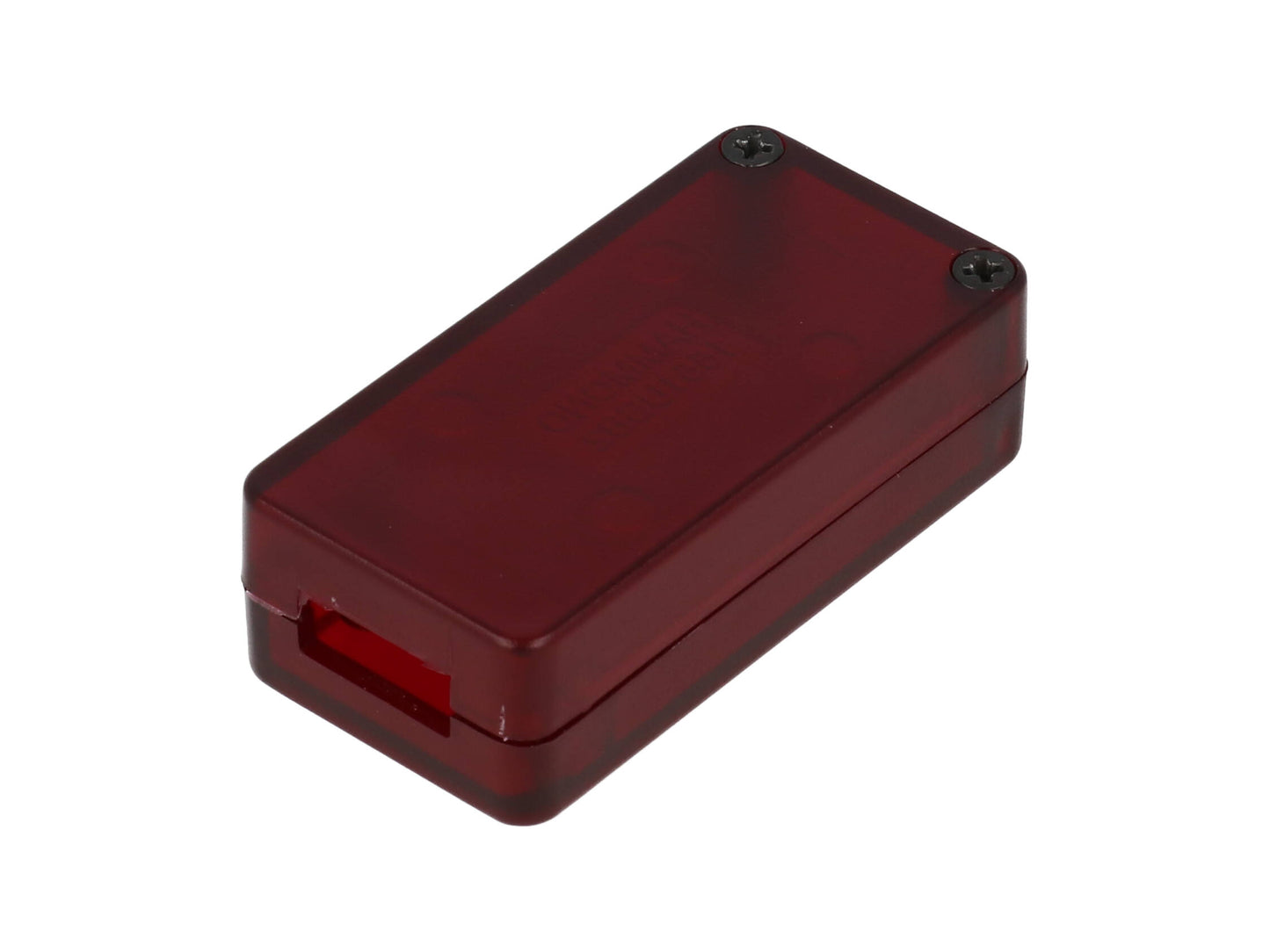 Hammond 1551USB2TRD Translucent Red ABS Plastic USB Enclosure 50mm x 25mm x 15.5mm