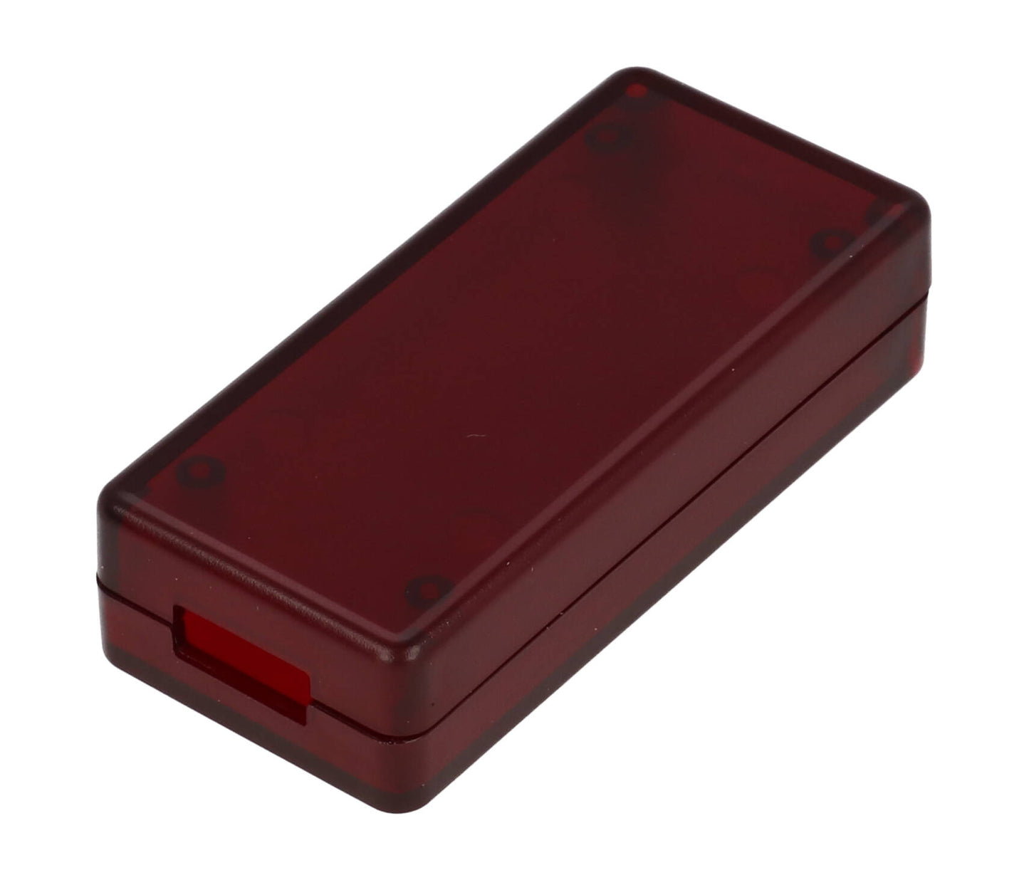 Hammond 1551USB3TRD Translucent Red ABS Plastic USB Enclosure 65mm x 30mm x 15.5mm