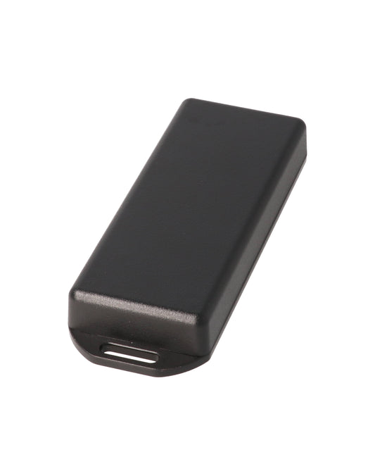 Hammond 1551UUFLBK Black Plastic Enclosure with Flanged Lid 100mm x 40mm x 15mm