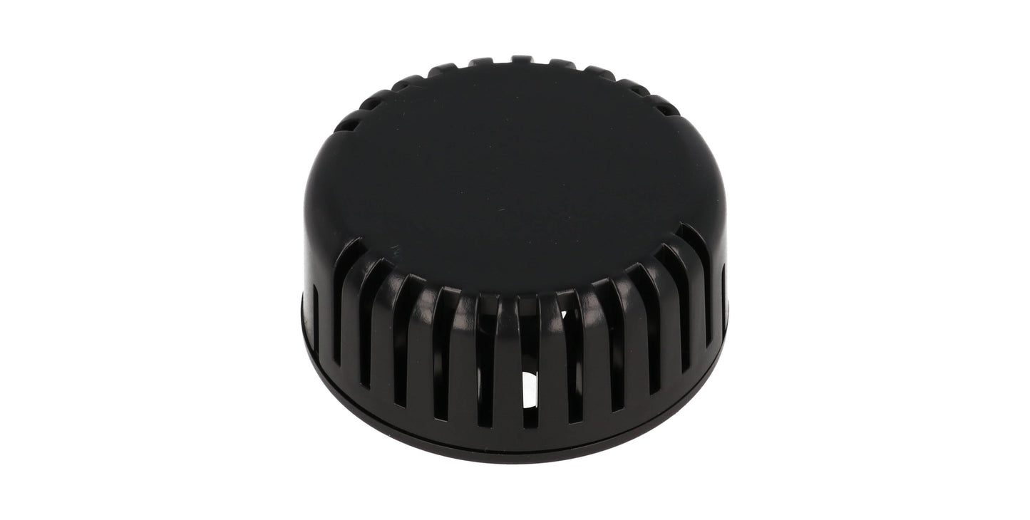 Hammond 1551V11BK Black Round Plastic Vented Enclosure 45mm
