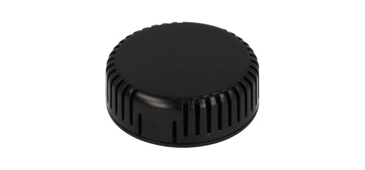 Hammond 1551V12BK Black Round Plastic Vented Enclosure 60mm