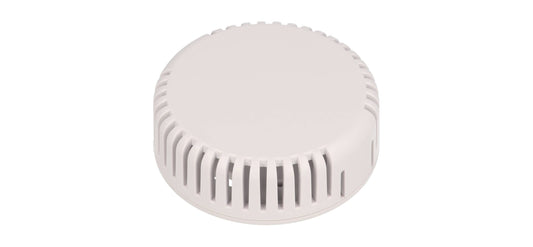 Hammond 1551V12WH White Round Plastic Vented Enclosure 60mm