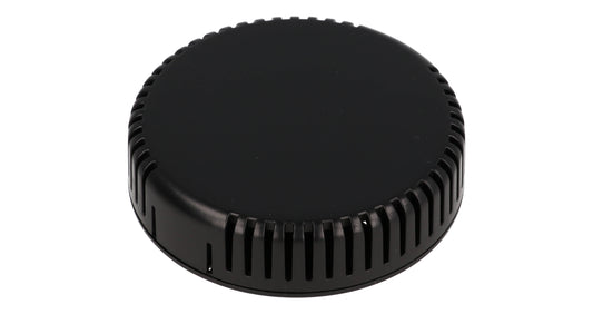 Hammond 1551V13BK Black Round Plastic Vented Enclosure 80mm