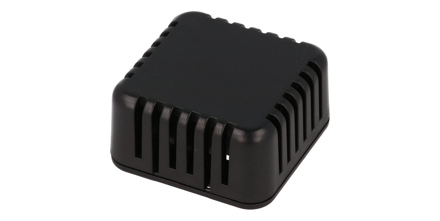 Hammond 1551V1BK Black Plastic Vented Enclosure 40mm x 40mm