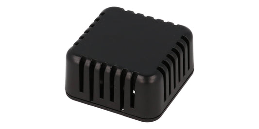 Hammond 1551V1BK Black Plastic Vented Enclosure 40mm x 40mm
