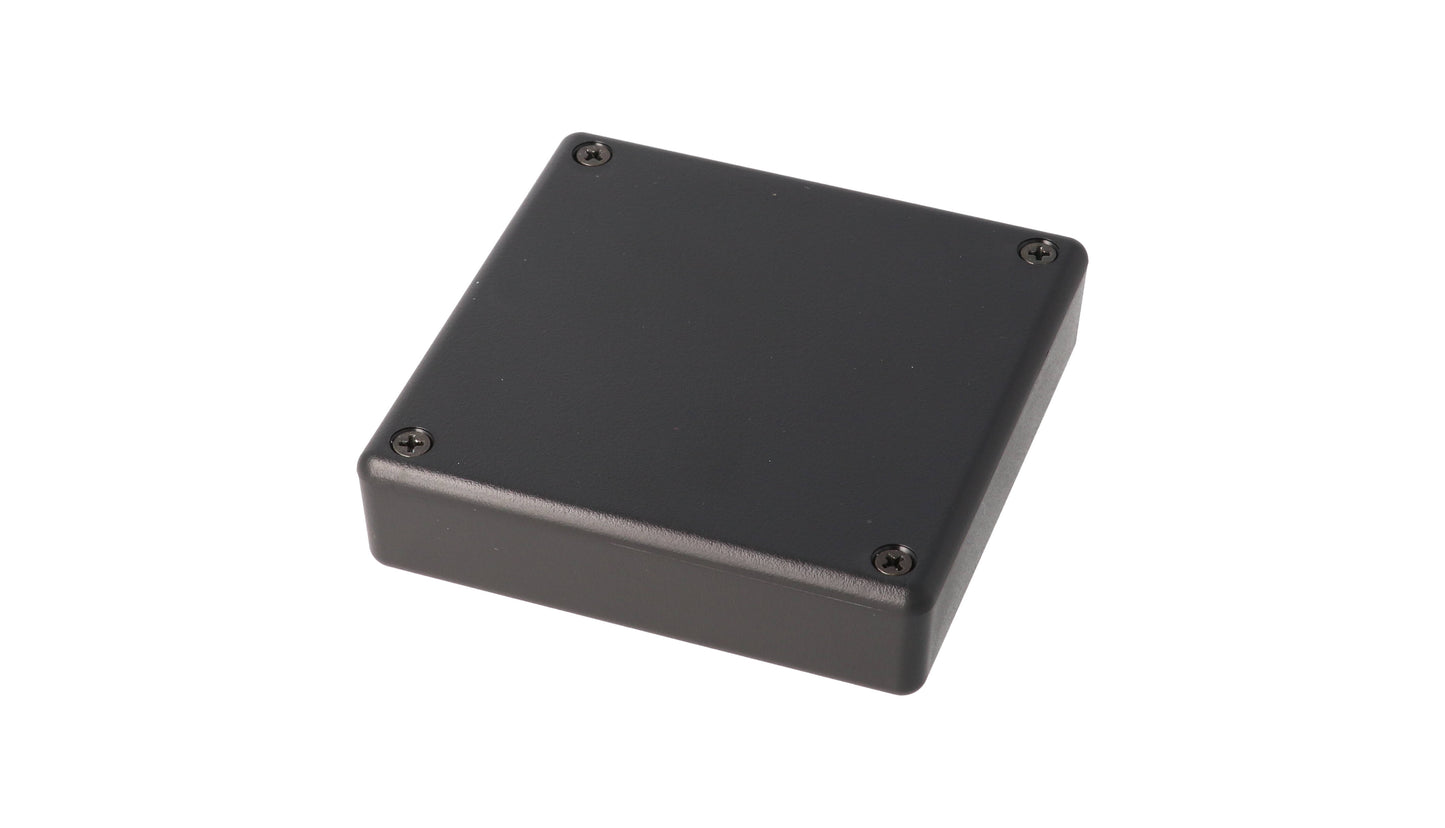 Hammond 1551XBK Black Plastic Enclosure 80mm x 80mm x 20mm