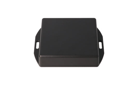 Hammond 1551XFLBK Black Plastic Enclosure with Flanged Lid 80mm x 80mm x 20mm