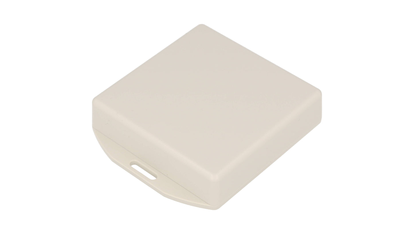 Hammond 1551XFLGY Gray Plastic Enclosure with Flanged Lid 80mm x 80mm x 20mm