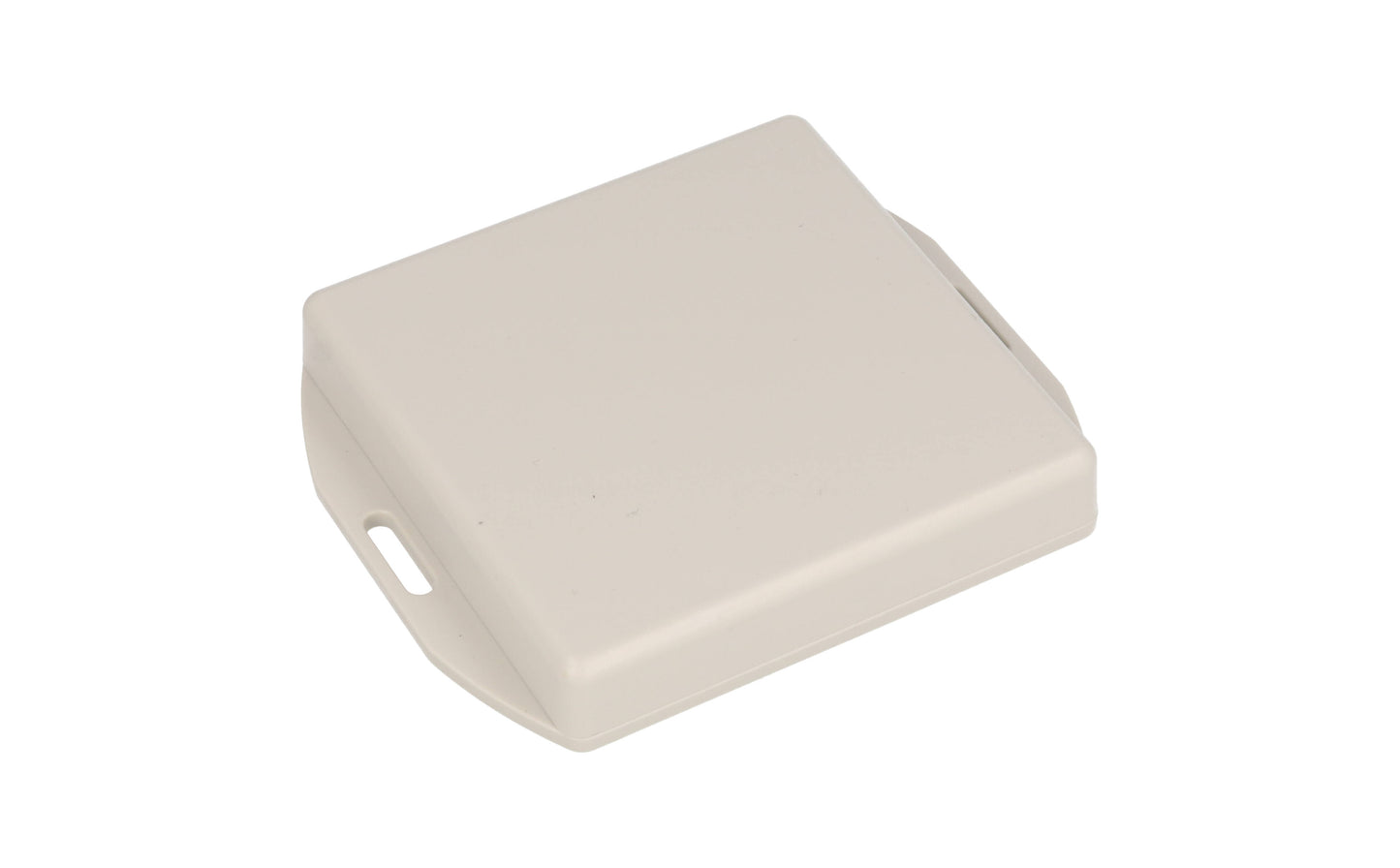 Hammond 1551XXFLGY Gray Plastic Enclosure with Flanged Lid 80mm x 80mm x 15mm