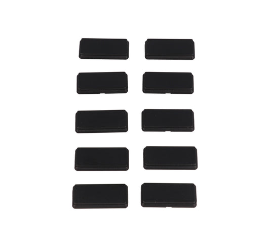 Hammond 1552CPLBK-10 Black Replacement End Panels (10-Pack) for 1552C