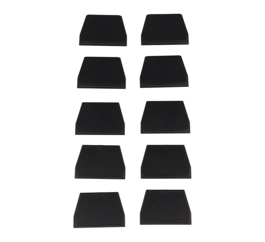 Hammond 1552DPLBK-10 Black Replacement End Panels (10-Pack) for 1552D