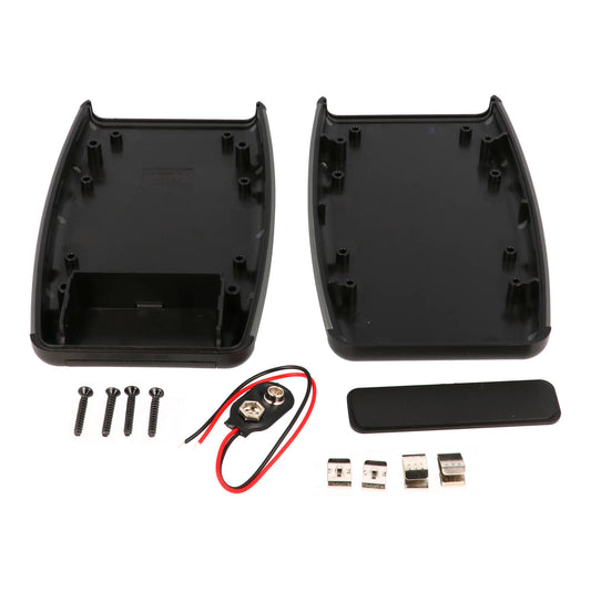 Hammond 1553DBKBAT Soft Sided ABS Plastic Hand Held Enclosure, Black (.98" x 3.50" x 5.80") with Battery Door
