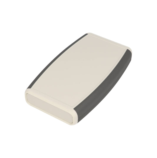 Hammond 1553DXGY 1553 Series ABS Hand-Held Enclosure, Dual End Panel, 147 x 89 x 25 mm, Gray/Gray.