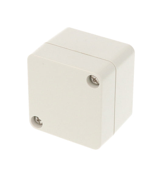 Hammond 1554AGY 1554 Series IP66 Watertight Enclosure, Screw Cover, Flat Lid, 52 x 50 x 40 mm, ABS Plastic/Gray Lid.