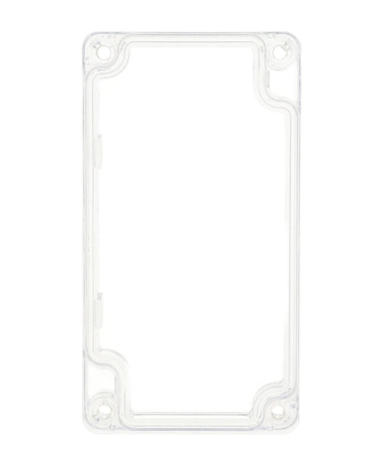 Hammond 1554CCL Clear Replacement Lid for 1554/1555 Series Enclosures, Size C, 120 x 65 x 15 mm, Polycarbonate.