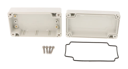 Hammond 1554CGY Gray ABS Plastic Watertight Enclosure (RAL7035 Gray) 4.7" x 2.6" x 1.6"