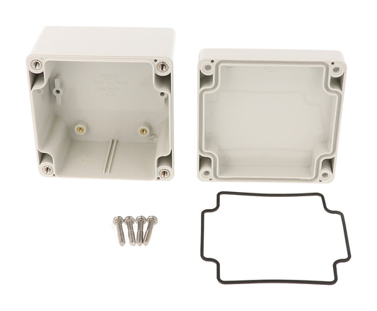 Hammond 1554EGY Gray ABS Plastic Watertight Enclosure (RAL7035 Gray) 3.5" x 3.5" x 2.4"