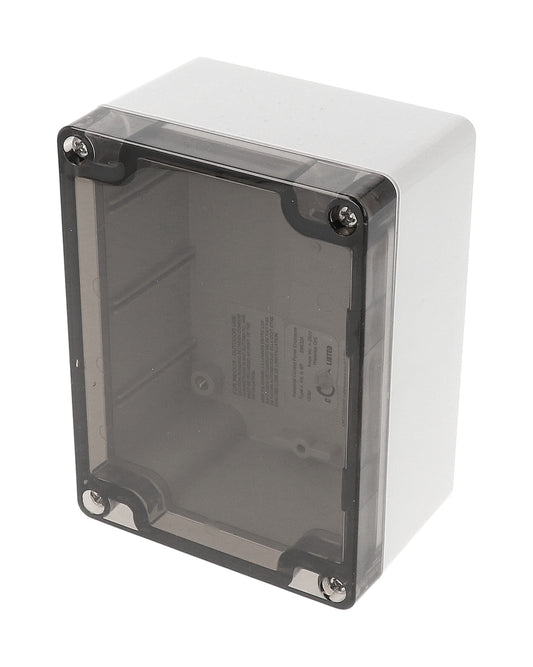 Hammond 1554F2GYSL 1554 Series Type 4X/6P Watertight Enclosure, Screw Cover, Flat Lid, 120 x 90 x 61 mm, Polycarbonate/Smoked Lid.