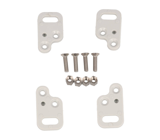 Hammond 1554FT Set of 4 Polycarb Plastic Mounting Feet 1.9" x 1.5" x 0.58"