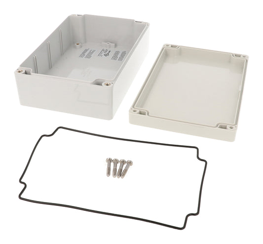 Hammond 1554H2GY Gray Polycarb Plastic Watertight Enclosure (RAL7035 Gray) 7.1" x 4.7" x 2.4"
