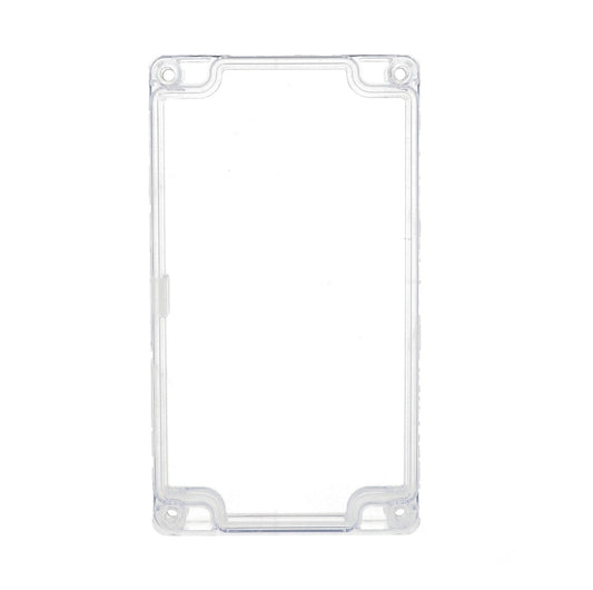 Hammond 1554JCL Clear Replacement Lid for 1554/1555 Series Enclosures, Size J, 160 x 90 x 15 mm, Polycarbonate.
