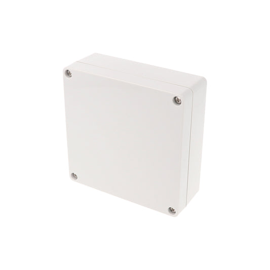 Hammond 1554NL2GY 1554 Series Type 4X/6P Watertight Enclosure, Screw Cover, Flat Lid, 120 x 120 x 45 mm, Polycarbonate/Gray Lid.
