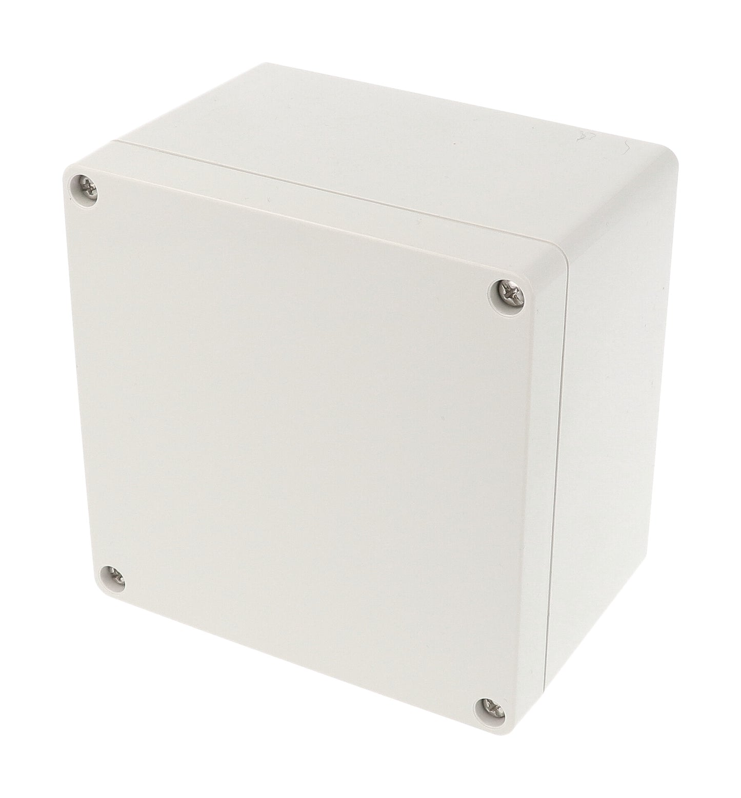Hammond 1554PGY Gray ABS Plastic Watertight Enclosure (RAL7035 Gray) 4.7" x 4.7" x 3.5"