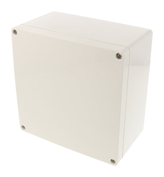 Hammond 1554SGY Gray ABS Plastic Watertight Enclosure (RAL7035 Gray) 6.3" x 6.3" x 3.5"