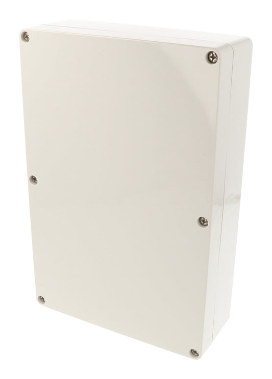 Hammond 1554VALGY 1554 Series IP66 Watertight Enclosure, Screw Cover, Flat Lid, 240 x 160 x 60 mm, ABS Plastic/Gray Lid.