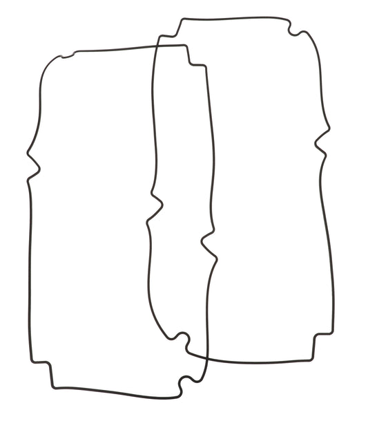 Hammond 1554YGASKET Replacement Silicone Gasket for 1554/1555 Series Enclosures, Size Y, 2 Pack.