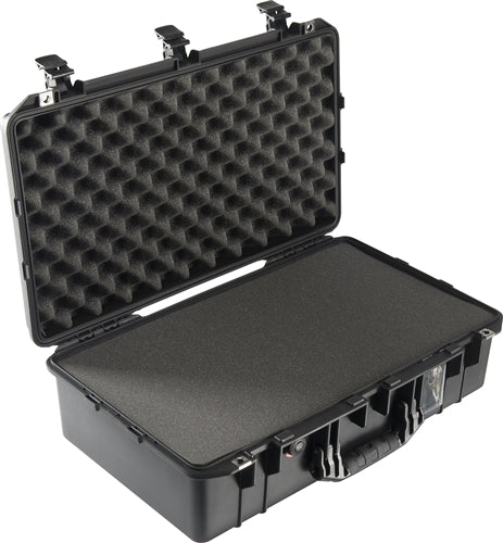 Pelican 1555 Air Case with Foam, Black (ID 23.00"L x 12.75"W x 7.50"D) Mfr# 015550-0001-110