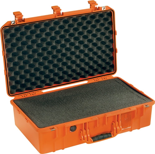Pelican 1555 Air Case with Foam, Orange (ID 23.00"L x 12.75"W x 7.50"D) Mfr# 015550-0001-150