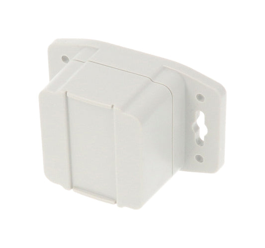 Hammond 1555AF22GY 1555F Series IP66 Watertight Flanged Enclosure, Styled Lid, 52 x 50 x 40 mm, ABS Plastic/Light Gray.