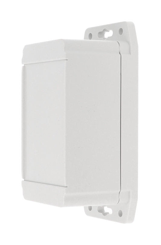 Hammond 1555C2F42GY 1555F Series Type 4X/6P Watertight Flanged Enclosure, Styled Lid, 120 x 65 x 63 mm, Polycarbonate/Light Gray.