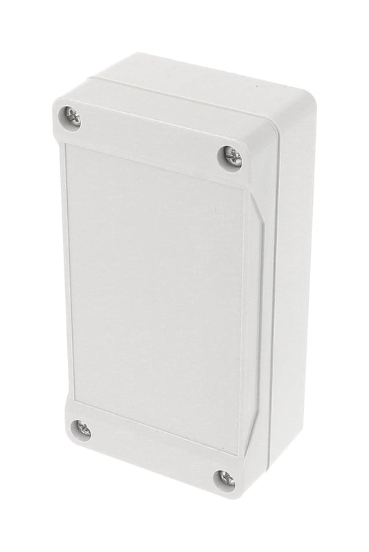 Hammond 1555CGY 1555 Series IP66 Watertight Enclosure, Styled Lid, 120 x 65 x 41 mm, ABS Plastic/Light Gray.