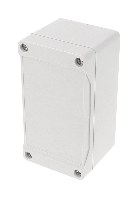 Hammond 1555D2GY 1555 Series Type 4X/6P Watertight Enclosure, Styled Lid, 120 x 65 x 61 mm, Polycarbonate/Light Gray.