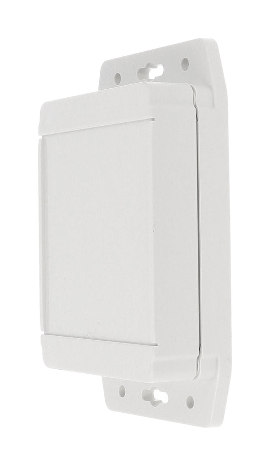Hammond 1555F2F17GY 1555F Series Type 4X/6P Watertight Flanged Enclosure, Styled Lid, 120 x 90 x 38 mm, Polycarbonate/Light Gray.
