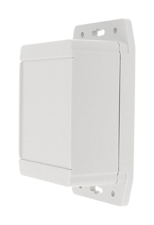 Hammond 1555F2F42GY 1555F Series Type 4X/6P Watertight Flanged Enclosure, Styled Lid, 120 x 90 x 63 mm, Polycarbonate/Light Gray.