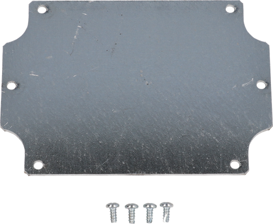 Hammond 1555FFPL Galvanized Steel Inner Panel for 1555F Series Flanged Enclosures, Size F.