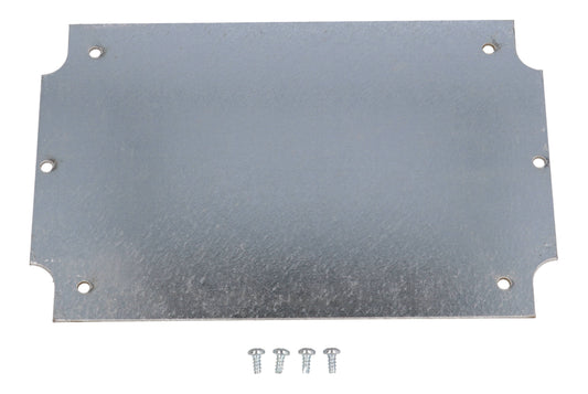 Hammond 1555HFPL Galvanized Steel Inner Panel for 1555F Series Flanged Enclosures, Size H.