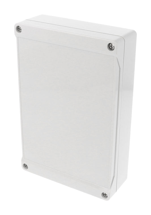 Hammond 1555HL2GY 1555 Series Type 4X/6P Watertight Enclosure, Styled Lid, 180 x 120 x 46 mm, Polycarbonate/Light Gray.
